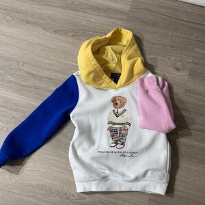 Ralph Lauren Bear hoodie size 7
